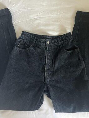 BONGO Women's Black and Navy Jeans